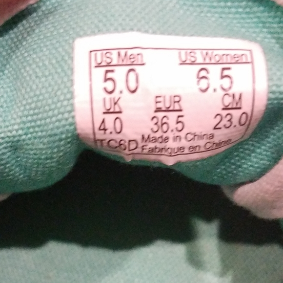 Vans Authentic Gore Skyway ZigZag Turquoise Mens 5 - Picture 8 of 12